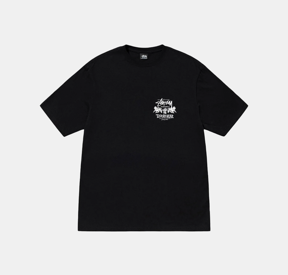 【STUSSY SP25'】Stussy Tough Gear International Tee Stussy TOUGH GEAR INTERNATIONAL TEE Large New With Tags Navy