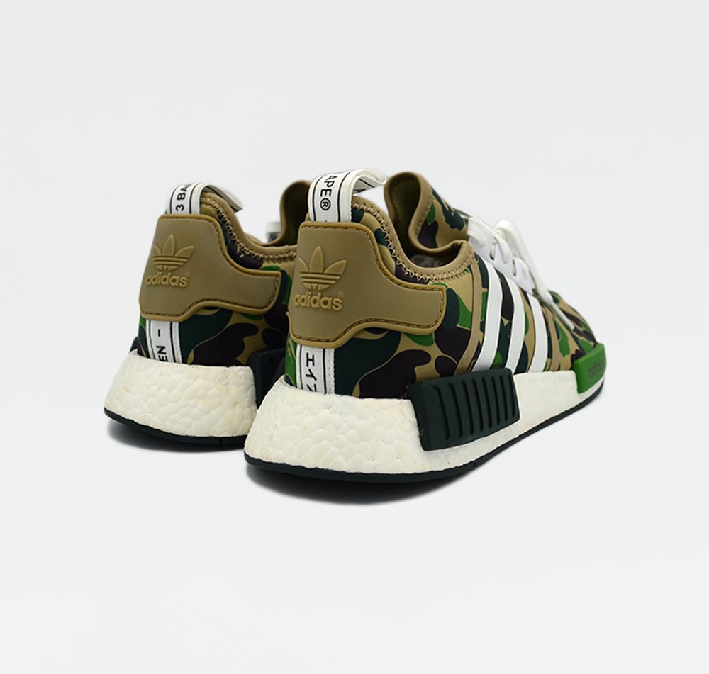 Adidas NMD R1 Bape Olive Camo – sneakerdoggcy