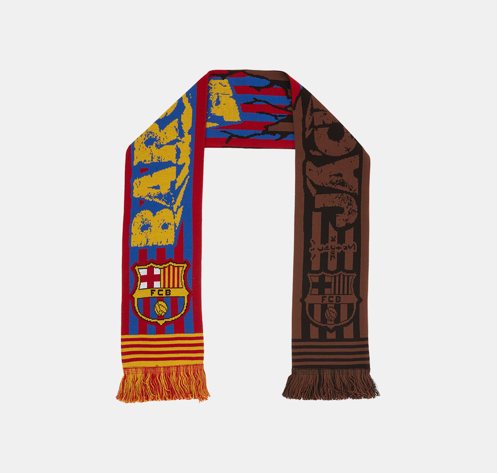 記念グッズ CJ X FCB JACK FOOTBALL CLUB SCARF Cactus Jack x FCB BARÇA JACK football club scarf – sneakerdoggcy